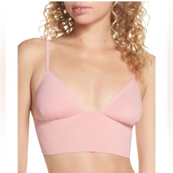 Intimately‎ Free People Longline Bralette XS Blush Pink Adjustable Racerback NWT - Picture 1 of 10